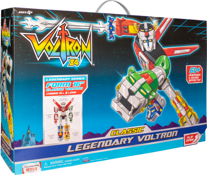 Voltron 84 Classic Legendary Defender 16” Action Figure Mega Set