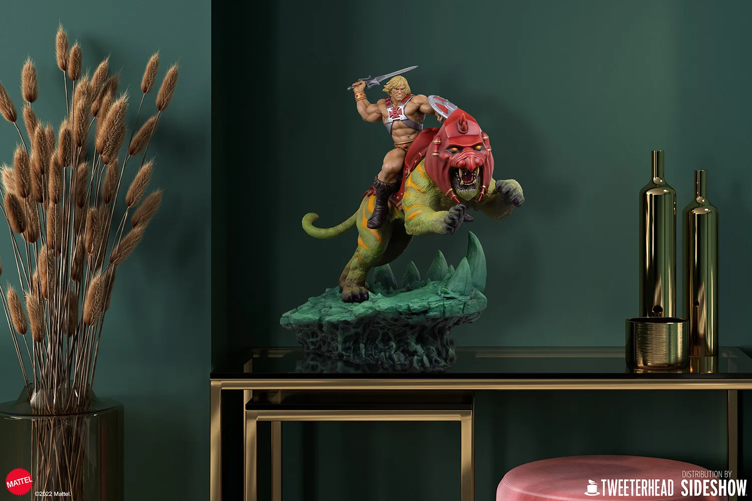 Masters of the Universe - He-Man & Battle Cat Deluxe Maquette - Image 12