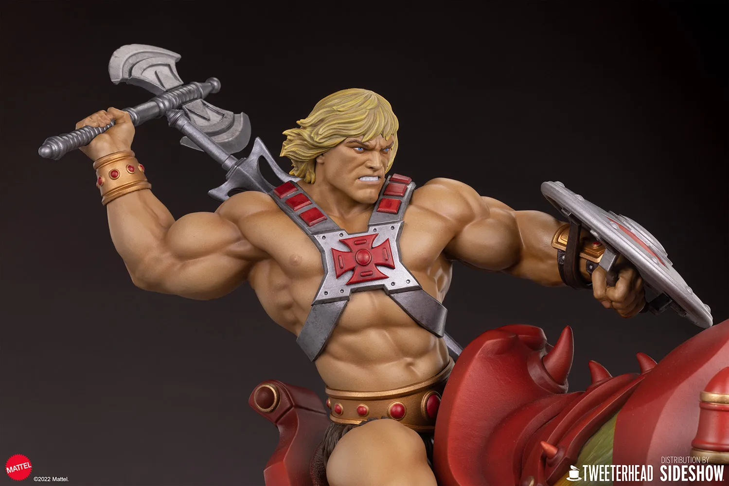 Masters of the Universe - He-Man & Battle Cat Deluxe Maquette - Image 4