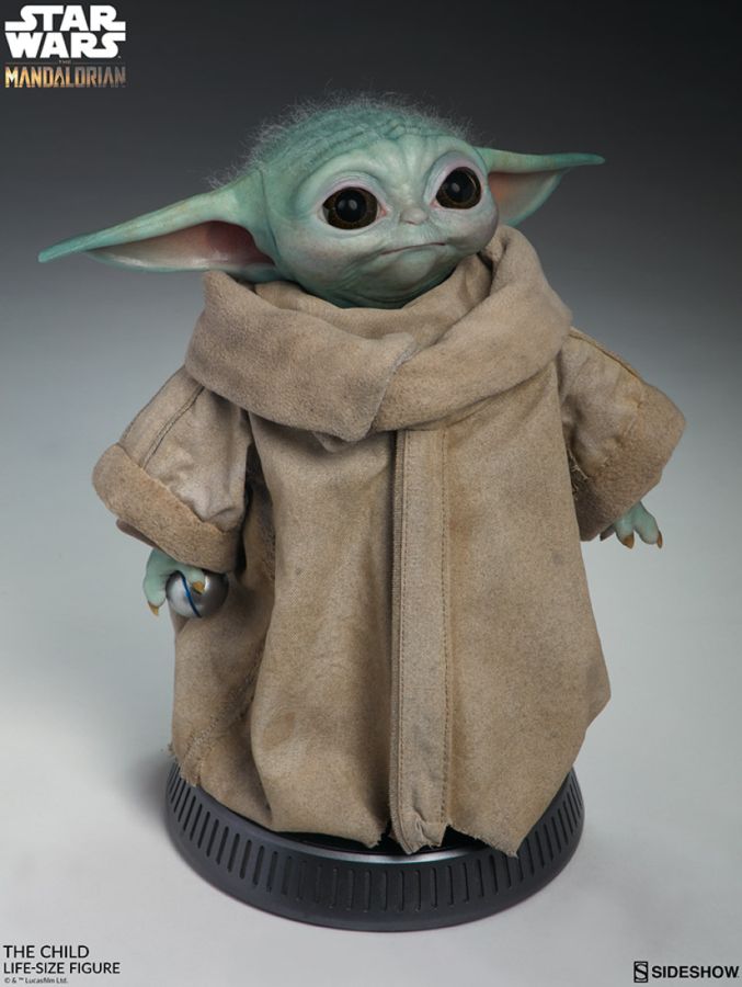 The Child Life Size Statue - Mandalorian Star Wars - ex display. - Image 14