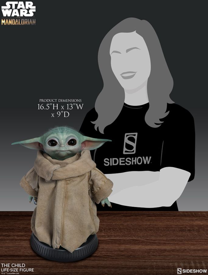 The Child Life Size Statue - Mandalorian Star Wars - ex display. - Image 21