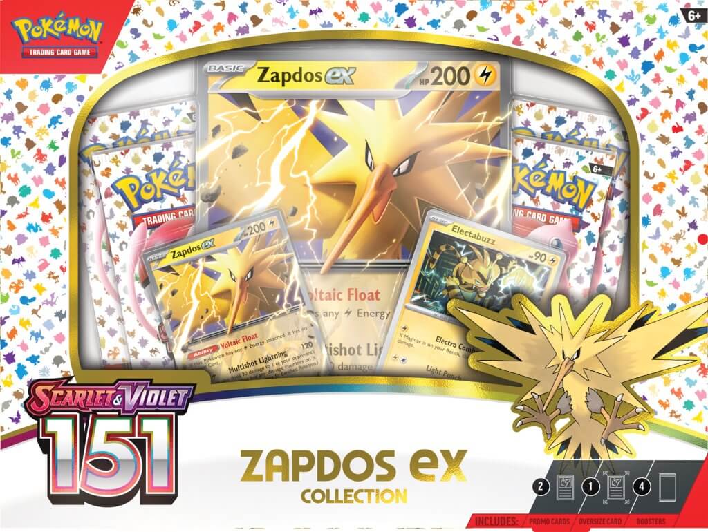 POKÉMON TCG Scarlet & Violet 151 Collection Zapdos ex - Image 2