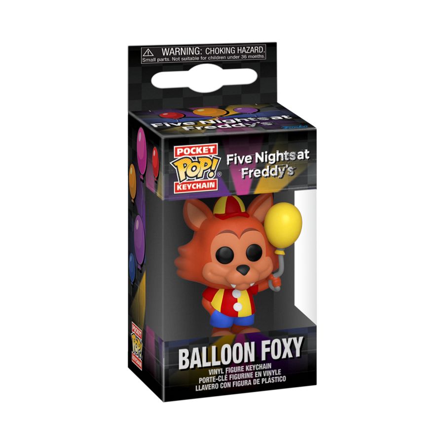 Five Nights at Freddy's - Balloon Foxy Pop! Keychain - Image 3