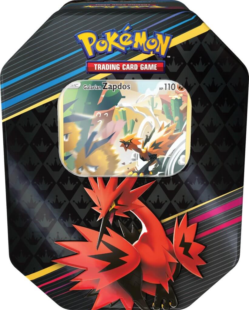POKÉMON TCG Crown Zenith Tin Galarian Articuno, Zapdos, & Moltres - Image 3