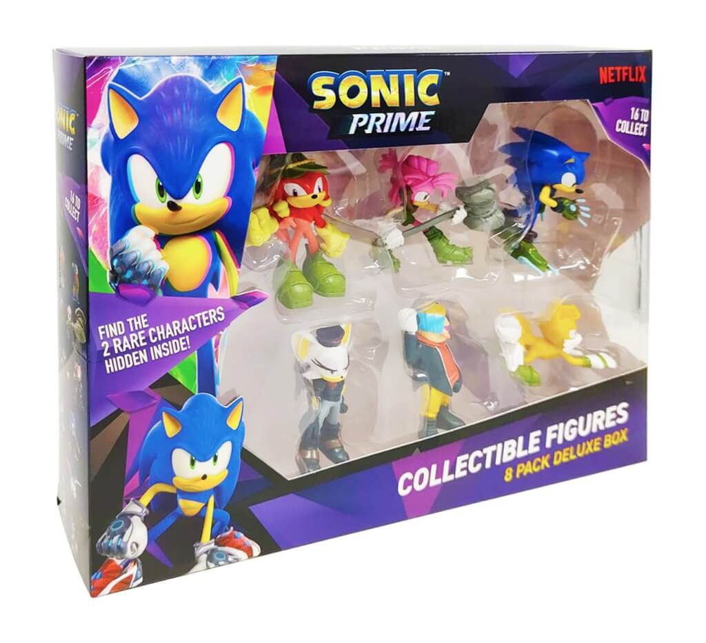 SONIC Prime 6.5 cm figures 8 figure Deluxe Pack