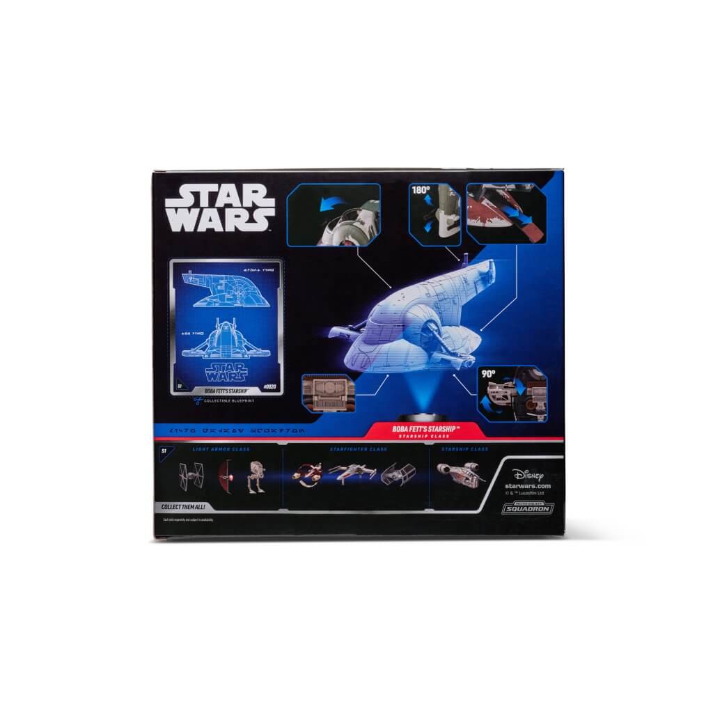 STAR WARS Deluxe 8" Vehicle & Figure Boba Fett's Starship Wave 1 - Image 4