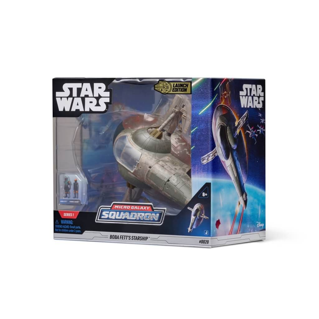 STAR WARS Deluxe 8" Vehicle & Figure Boba Fett's Starship Wave 1 - Image 5