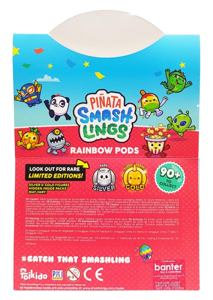 PIÑATA SMASHLINGS 1 Figure Blind Rainbow Pods - Image 12