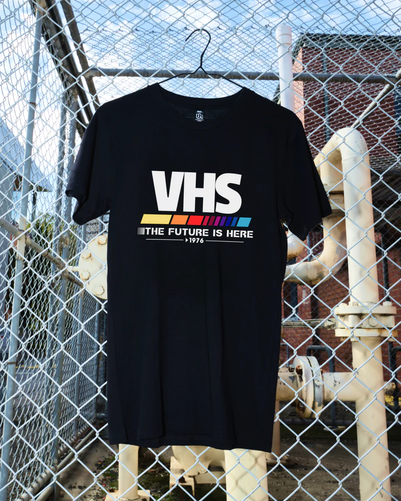 VHS The Future is Here 1976 T-Shirt - Image 3