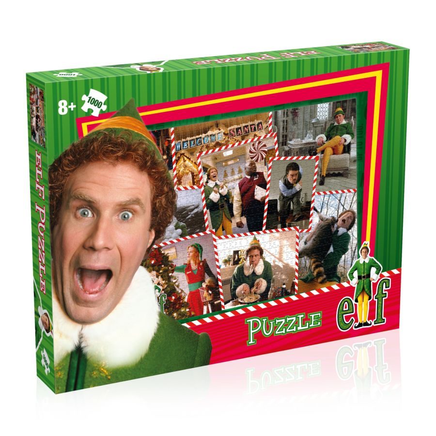 Elf 1000 piece christmas jigsaw puzzle