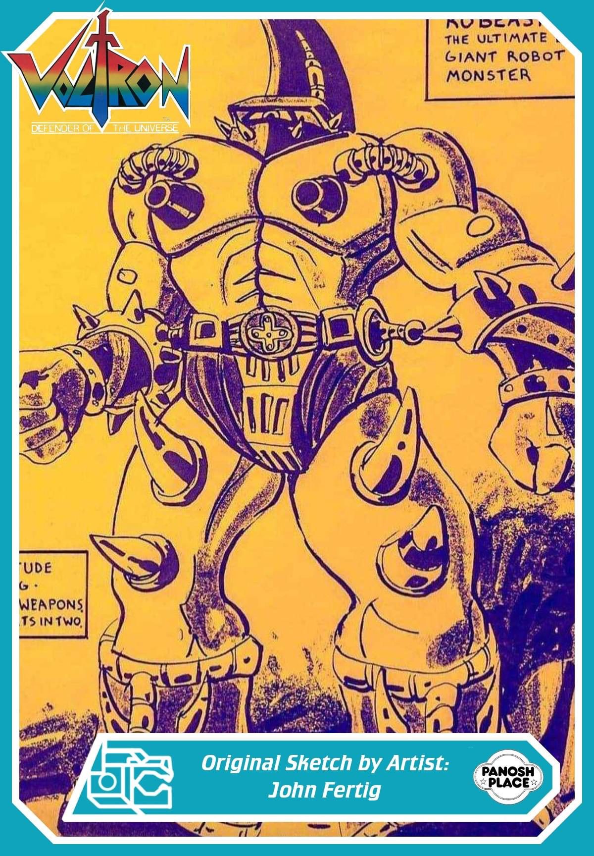 Voltron Dieklops Robeast, Panosh Place Retro 1984
