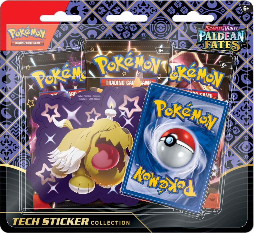 POKÉMON TCG Scarlet & Violet 4.5 Paldean Fates Tech Sticker Blister - Image 3