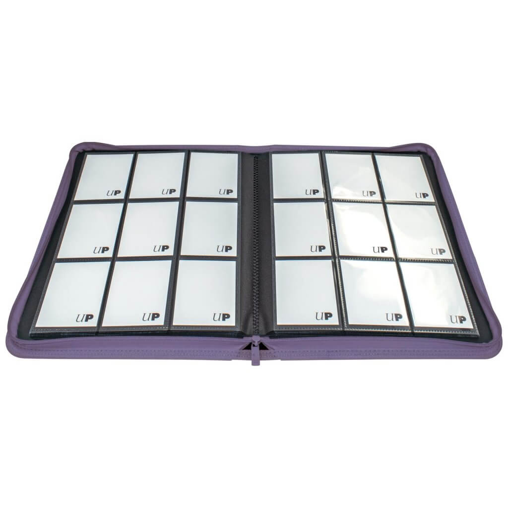 ULTRA PRO Binder - Vivid 9-Pocket Zippered Pro-Binder: Purple - Image 2
