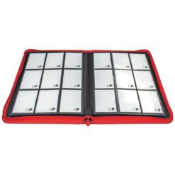 Alternative view of ULTRA PRO Binder - Vivid 9-Pocket Zippered Pro-Binder: Red