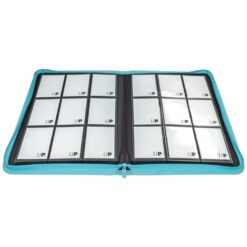 Alternative view of ULTRA PRO Binder - Vivid 9-Pocket Zippered Pro-Binder: Light Blue