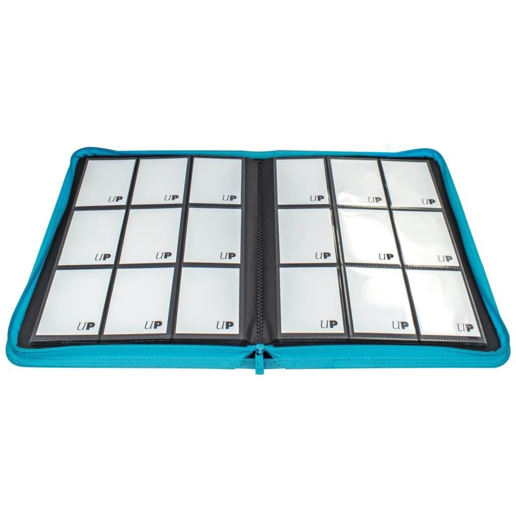 ULTRA PRO Binder - Vivid 9-Pocket Zippered Pro-Binder: Teal - Image 2