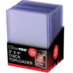 ULTRA PRO Toploader - 3 x 4 Thick 100pt. Clear 25ct