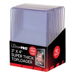 ULTRA PRO Toploader - 3 x 4 Super Thick 180pt Toploader 10ct