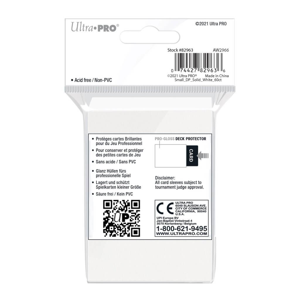 ULTRA PRO Deck Protector - Mini 60ct Wizard White - Image 3