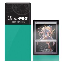 Alternative view of ULTRA PRO 60ct Pro-Matte Aqua Small Deck Protectors