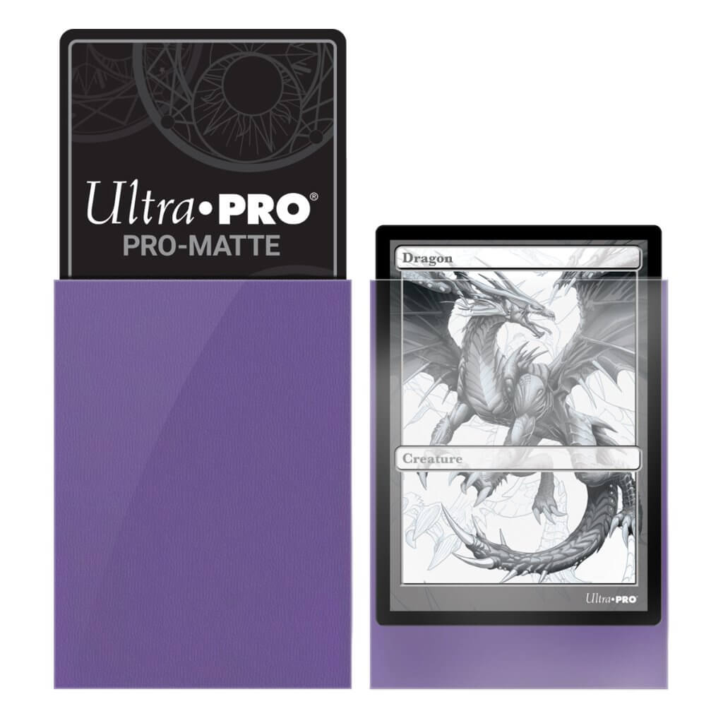 ULTRA PRO PRO-Matte - Deck Protector Sleeves Purple 50ct - Image 2