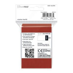 ULTRA PRO - SMALL PRO - Matte - Deck Protector Sleeves Red - Image 3