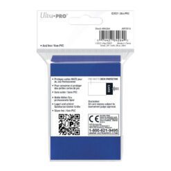 Alternative view of ULTRA PRO - SMALL PRO - Matte - Deck Protector Sleeves Blue