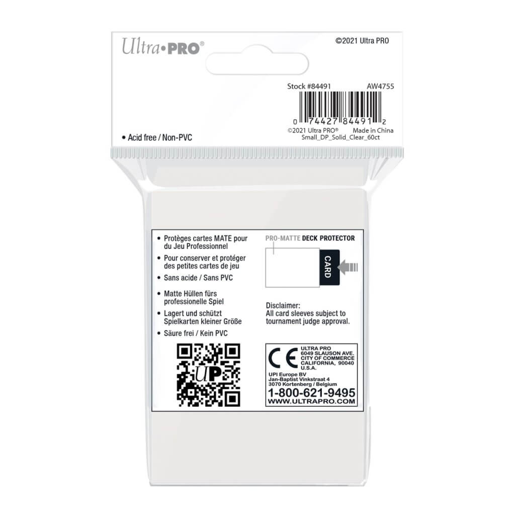 ULTRA PRO Non-Glare PRO-Matte Deck Protector Sleeves - Small Size - Image 3