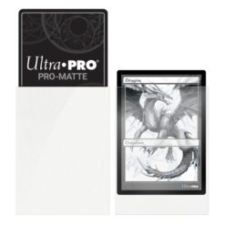 Alternative view of ULTRA PRO - Non-Glare - Pro Matte Standard Deck Protector - White 100 ct