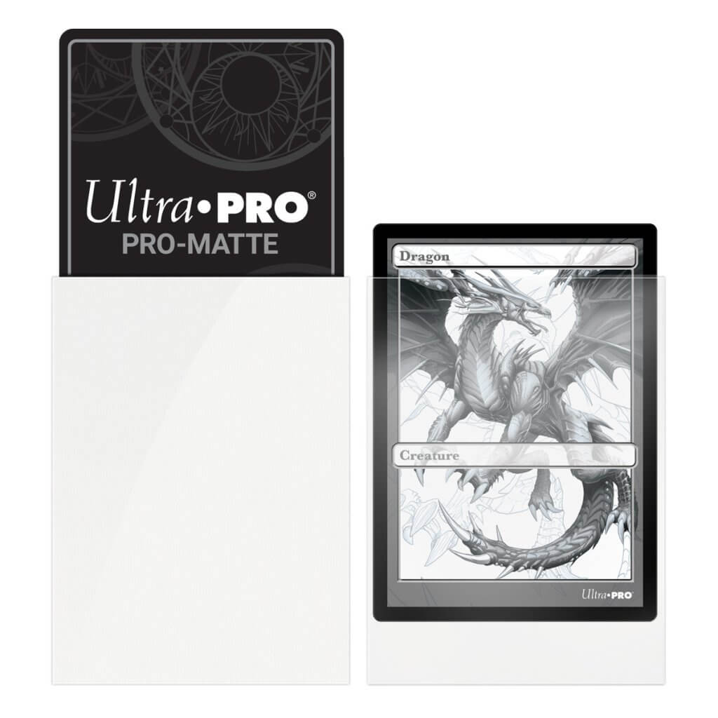 ULTRA PRO - Non-Glare - Pro Matte Standard Deck Protector - White 100 ct - Image 2
