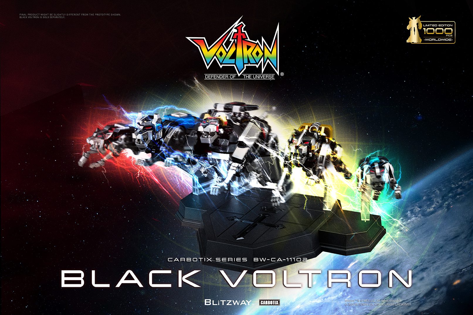 VOLTRON - Blitzway Black/Dark Voltron BASE