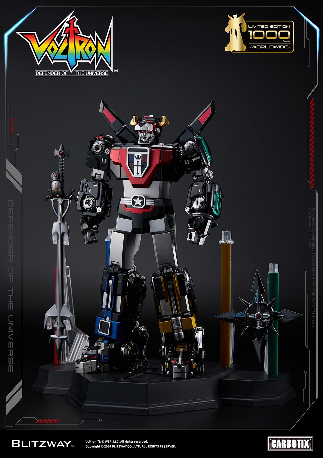 VOLTRON - Blitzway Black/Dark Voltron - Image 28
