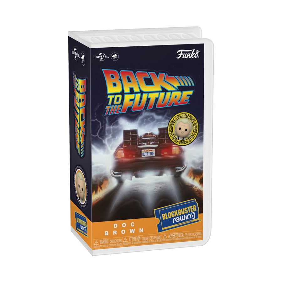 Back to the Future - Doc Brown Funko Rewind Figure with Chase! - Image 3