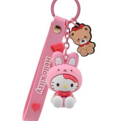 Alternative view of HELLO KITTY - Keychain with hand strap - Animal Friends 50th Ann