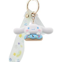 Alternative view of HELLO KITTY - Keychain with hand strap - Donuts
