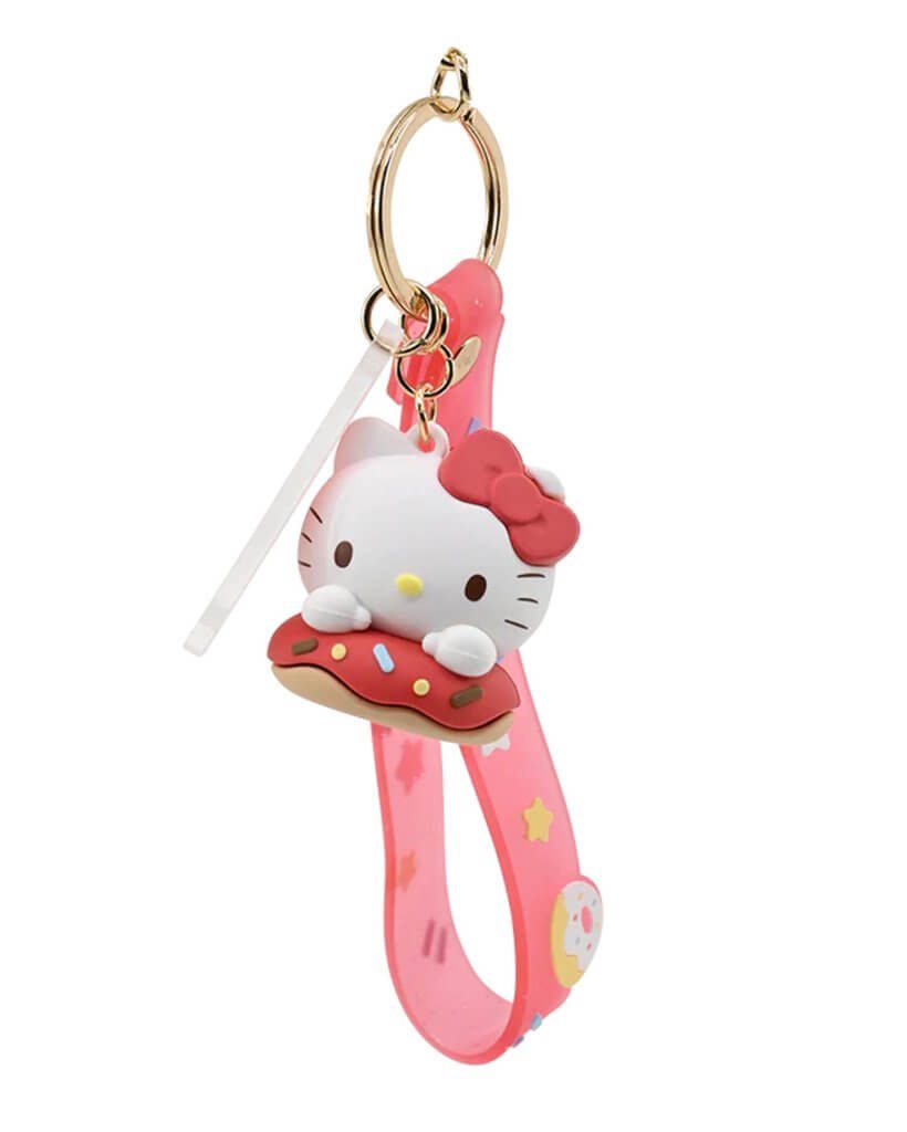 HELLO KITTY - Keychain with hand strap - Donuts - Image 4