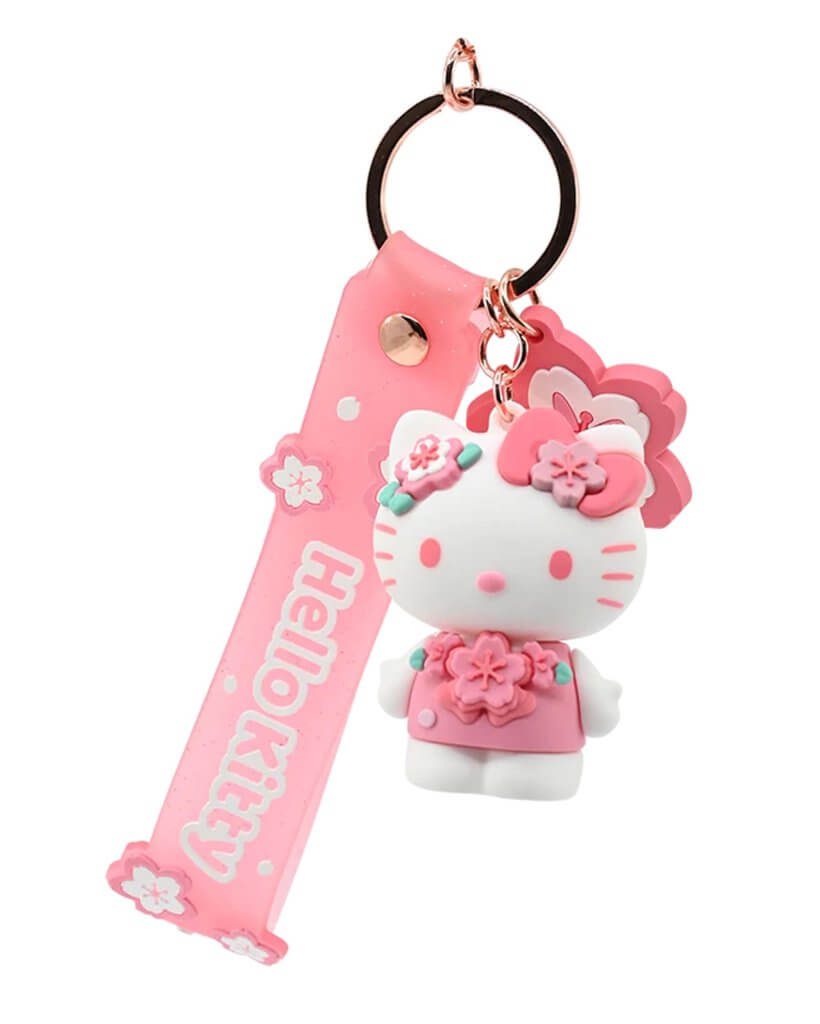 HELLO KITTY - Keychain with hand strap - Sakura - Image 8