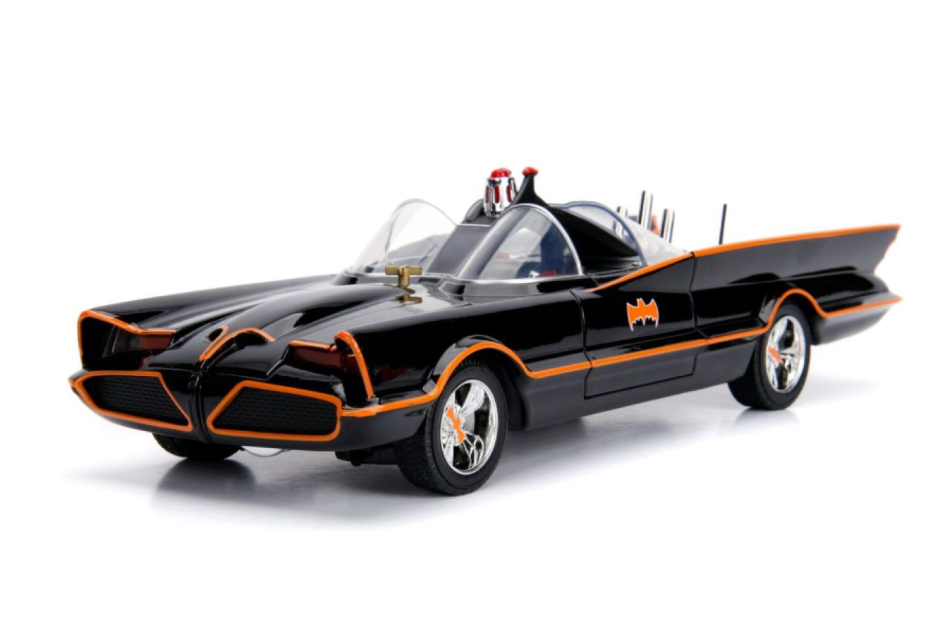 Batman (TV) - Batmobile 1:18 with Batman & Robin Figures - Image 2