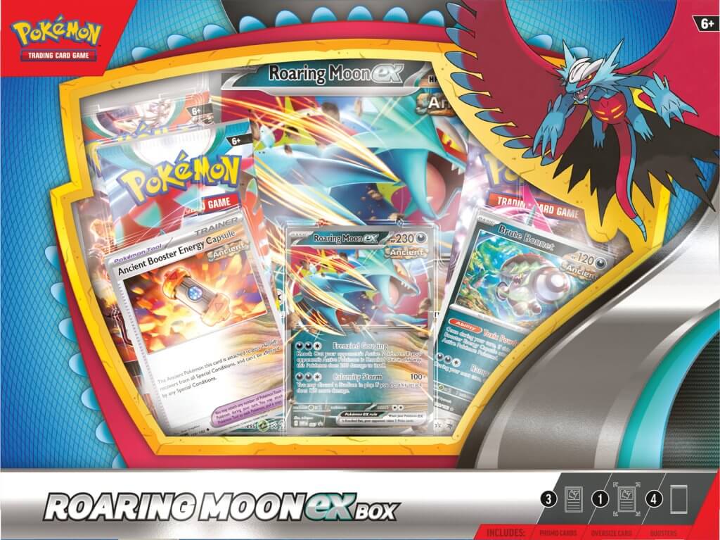 POKÉMON TCG Roaring Moon/ Iron Valiant ex Box - Image 2