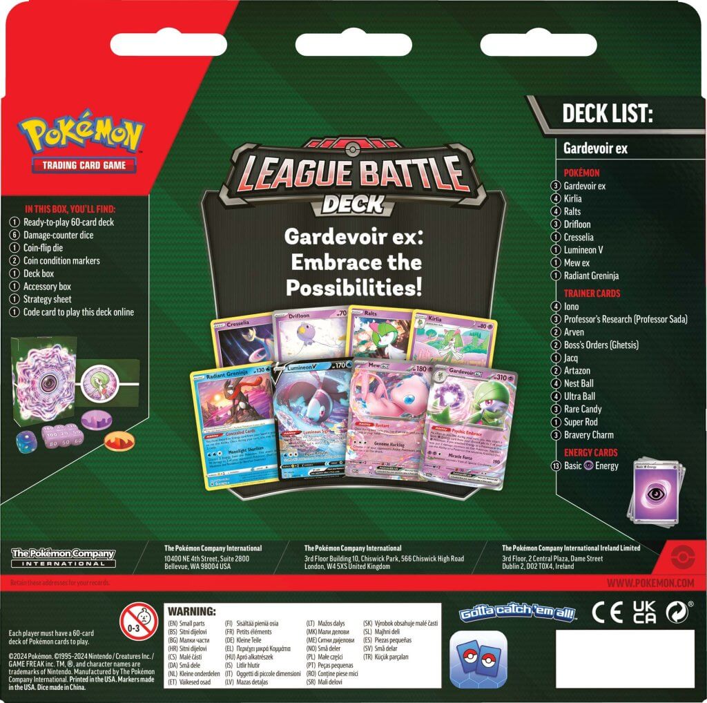POKÉMON TCG Gardevoir ex League Battle Deck - Image 3