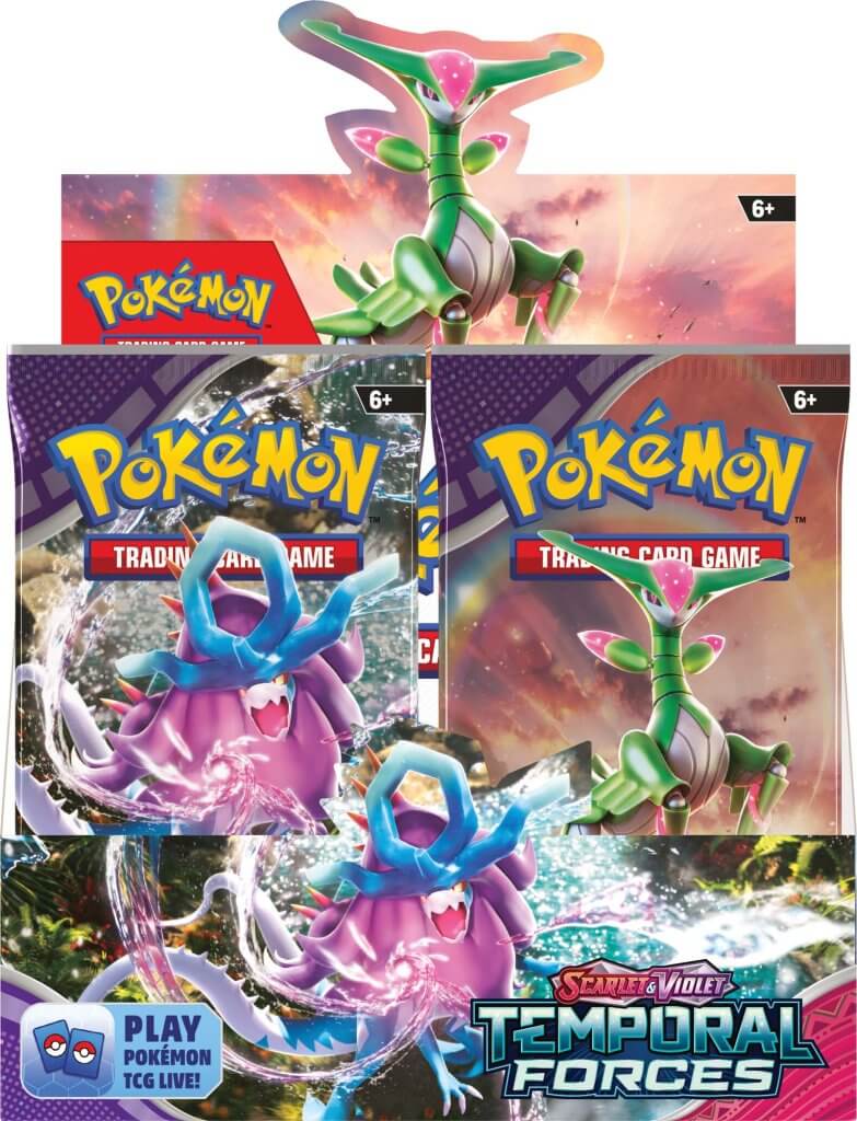 POKÉMON TCG Scarlet & Violet 5 Temporal Forces Booster Box (36 packs) - Image 6
