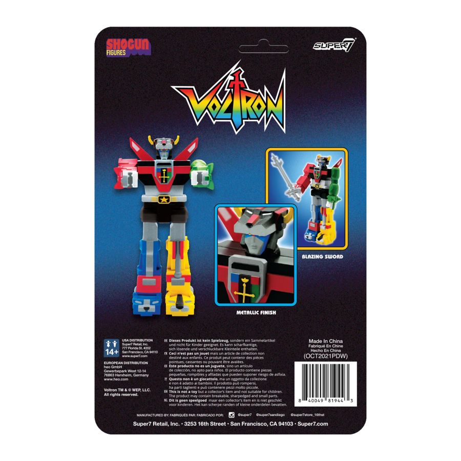 Voltron - Voltron (Shogun) Reaction 3.75" Figure - Image 3