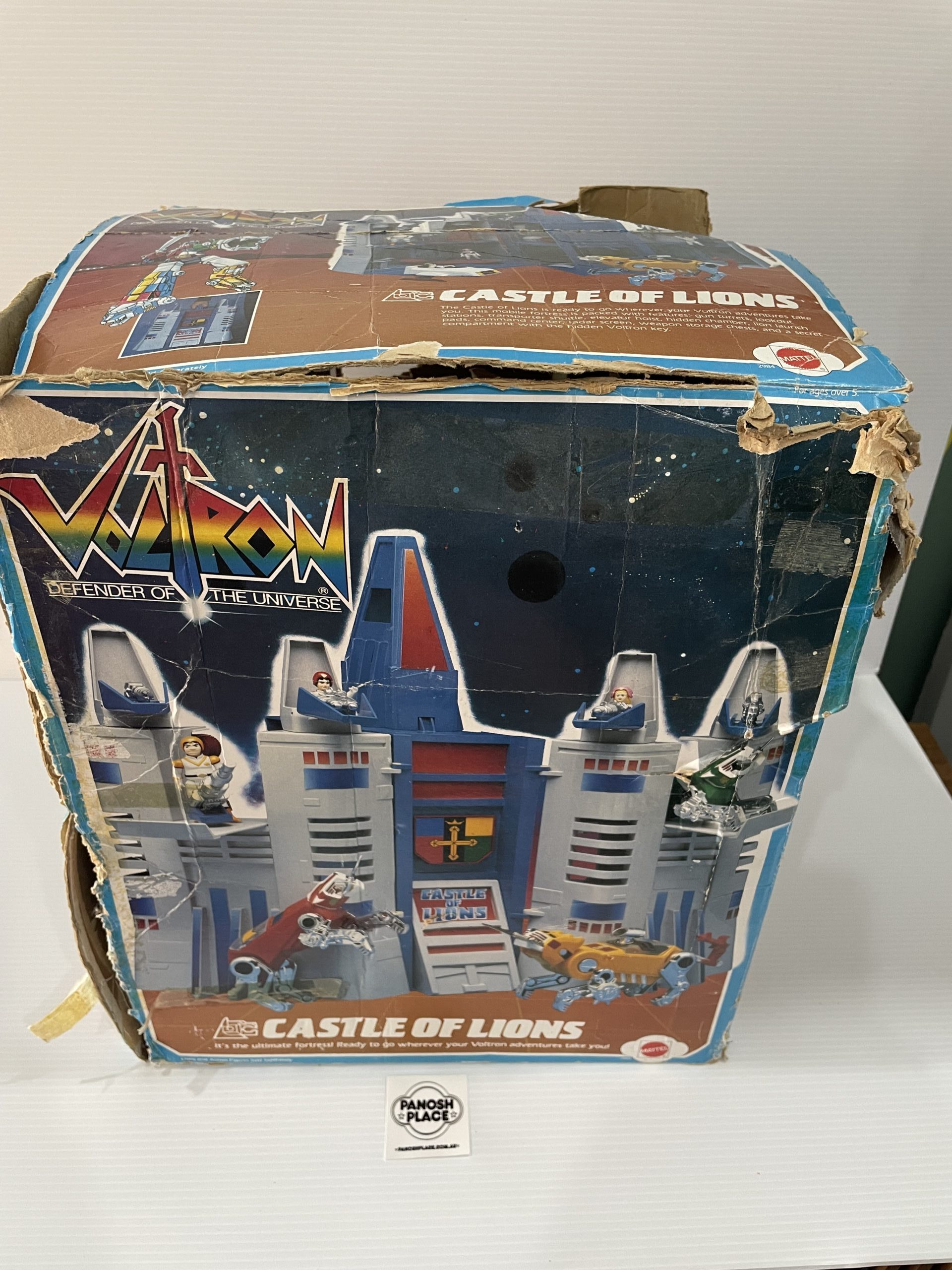 VOLTRON 1984 Castle of Lions Playset with box by Panosh Place - Image 21