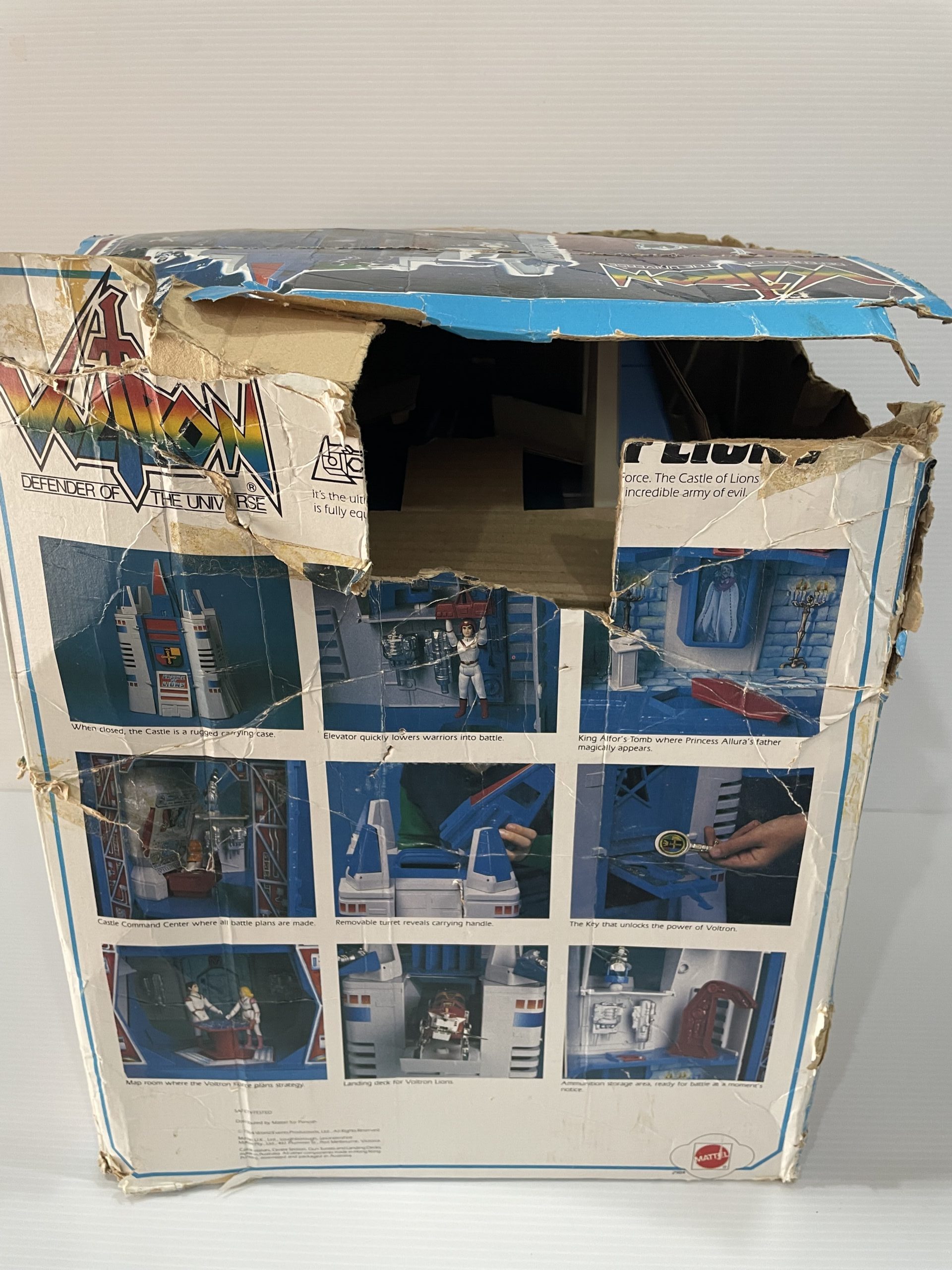 VOLTRON 1984 Castle of Lions Playset with box by Panosh Place - Image 23
