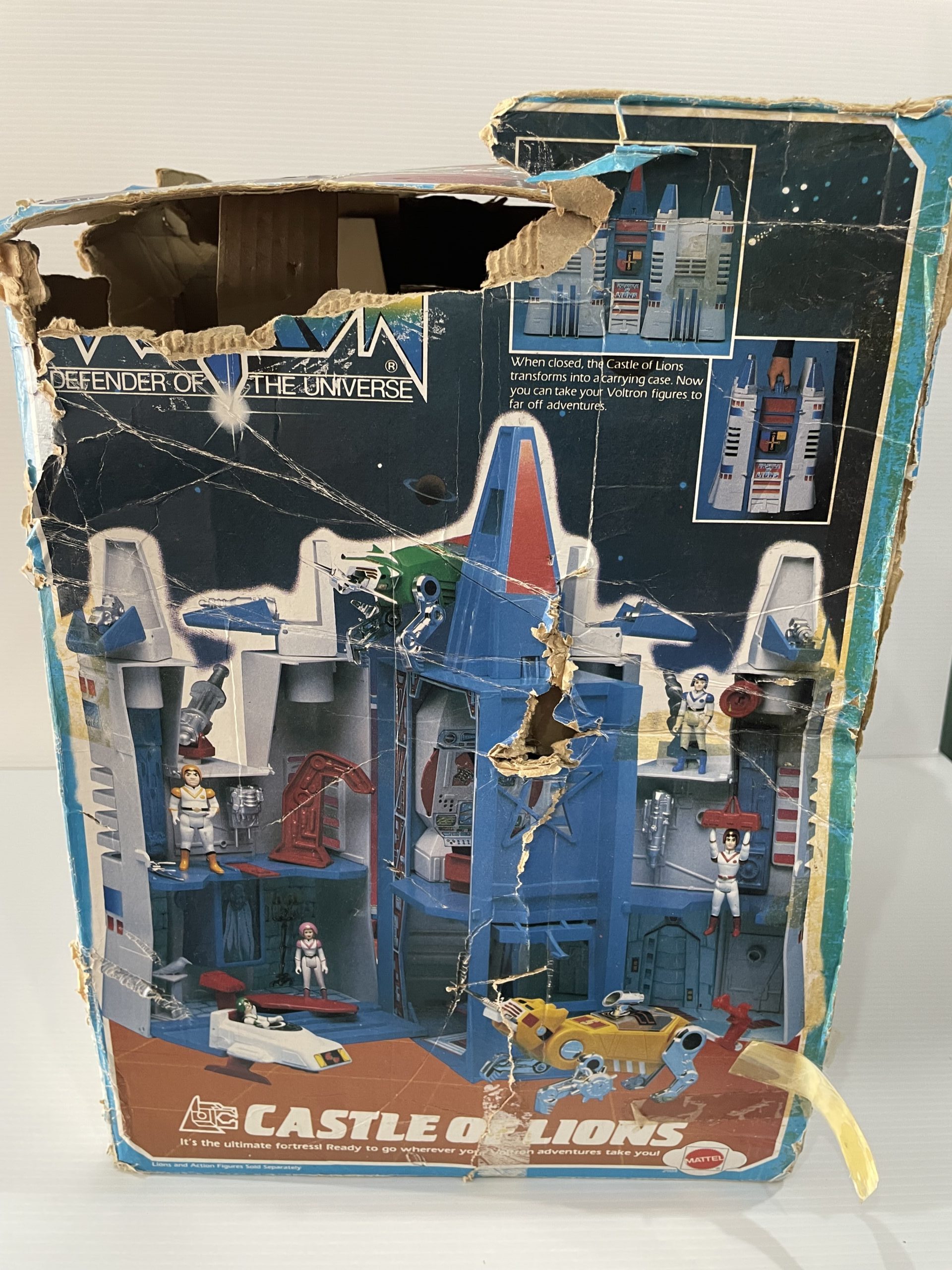 VOLTRON 1984 Castle of Lions Playset with box by Panosh Place - Image 24
