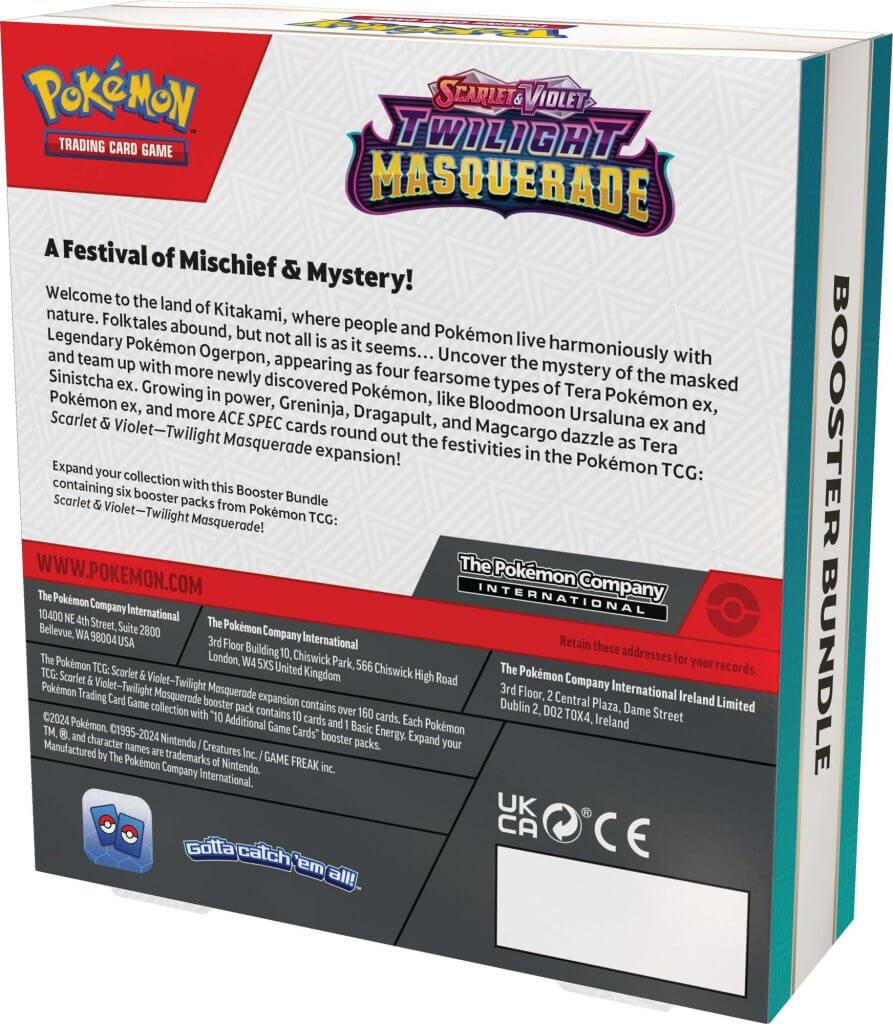 POKÉMON TCG Scarlet & Violet 6 Twilight Masquerade Booster Bundle - Image 3