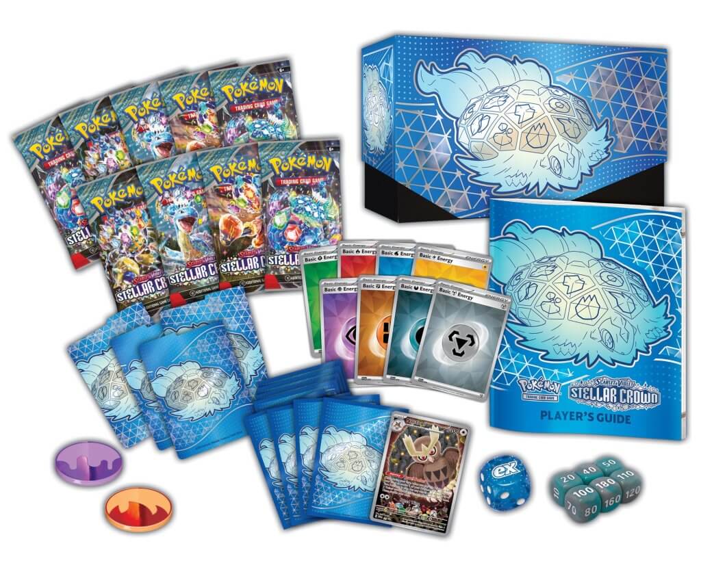 POKÉMON TCG Scarlet & Violet 7 Stellar Crown Elite Trainer Box ETB - Image 2