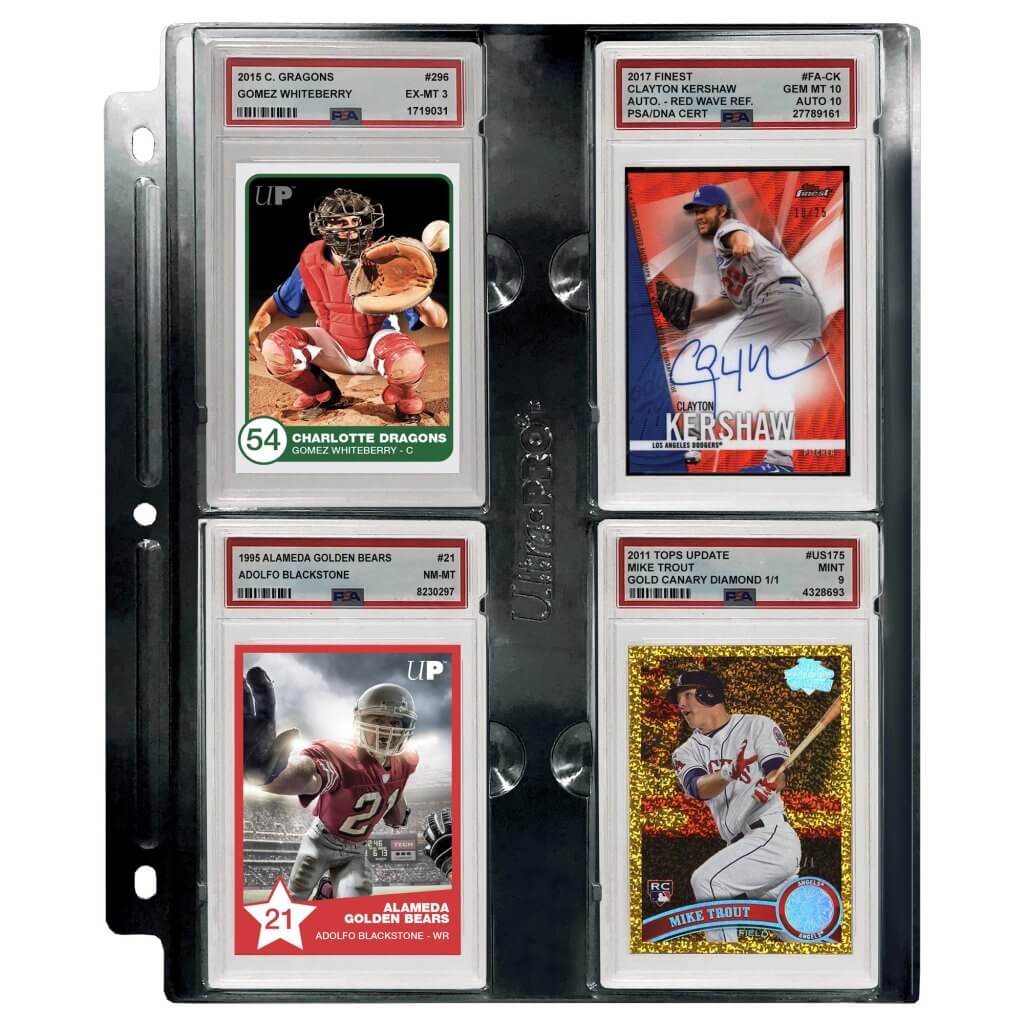 ULTRA PRO Page - PSA Slabs 1 Count – Black