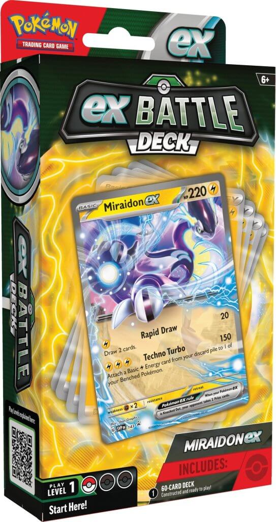 POKÉMON TCG Miraidon ex / Koraidon ex Deluxe Battle Deck