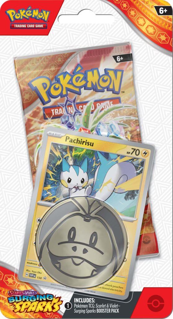 POKÉMON TCG Scarlet & Violet 8 Surging Sparks Checklane Blister - Image 2
